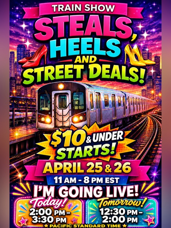 Other - 🚂 STEALS, HEELS & STREET DEALS! 👠✨